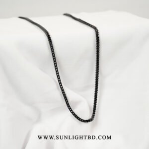 Sterling Black Astro Chain