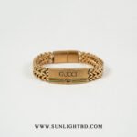 Phoenix Titanium Gold Gucci Bracelet