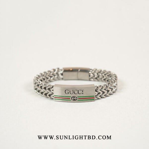 Phoenix Titanium Silver Gucci Bracelet