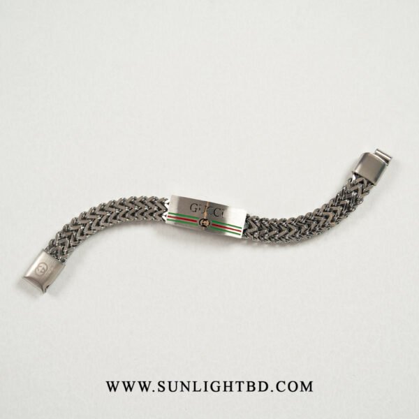 Phoenix Titanium Silver Gucci Bracelet