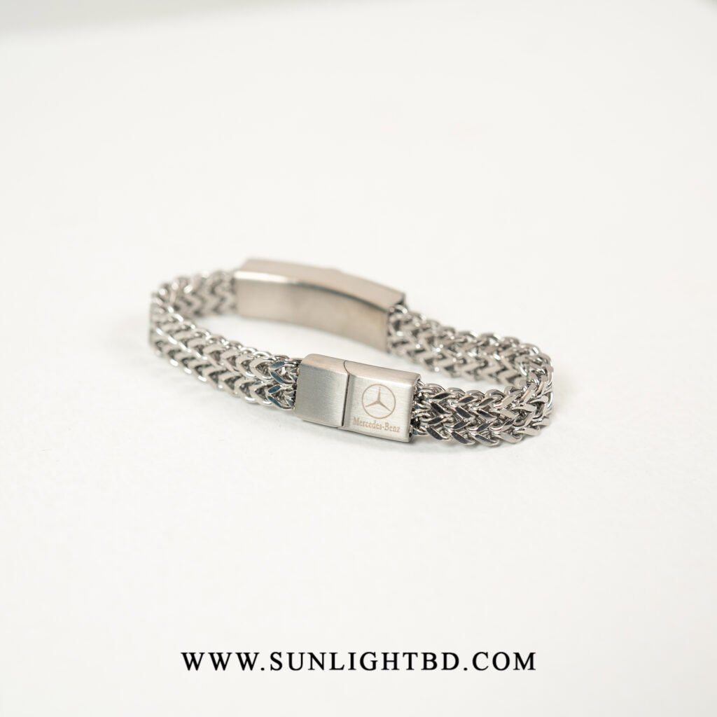 Silver Mercedes Bracelet