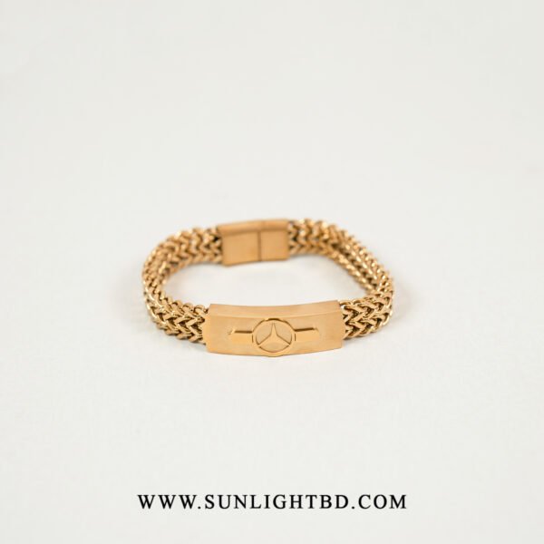 Gold Mercedes Bracelet